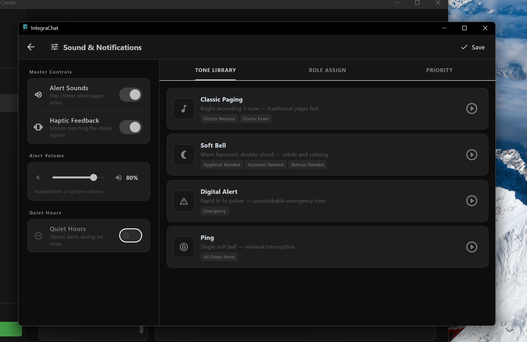 Sound & notification settings